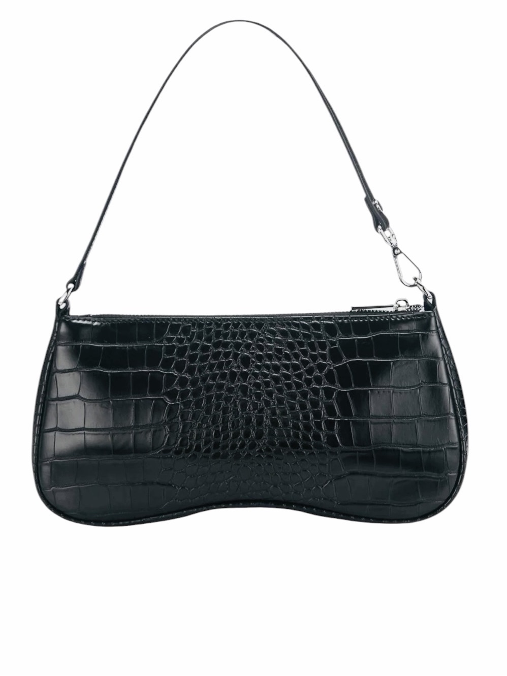 Jw Pei New Eva Shoulder Handbag - Black Croc